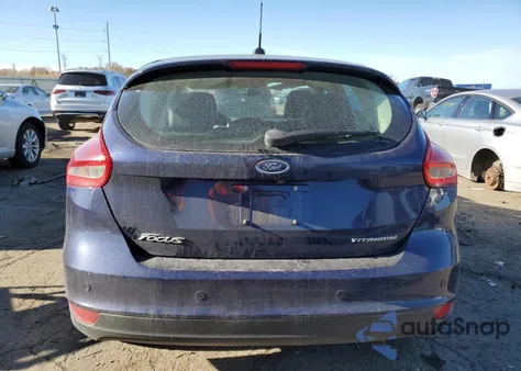 2017 Ford Focus Titanium из США, поврежденный, VIN 1FADP3N21HL283601